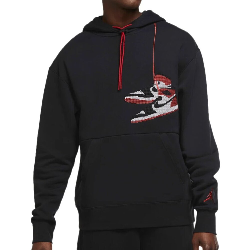 Air Jordan 1‎ Retro Jumpman Holiday Hoodie Black M